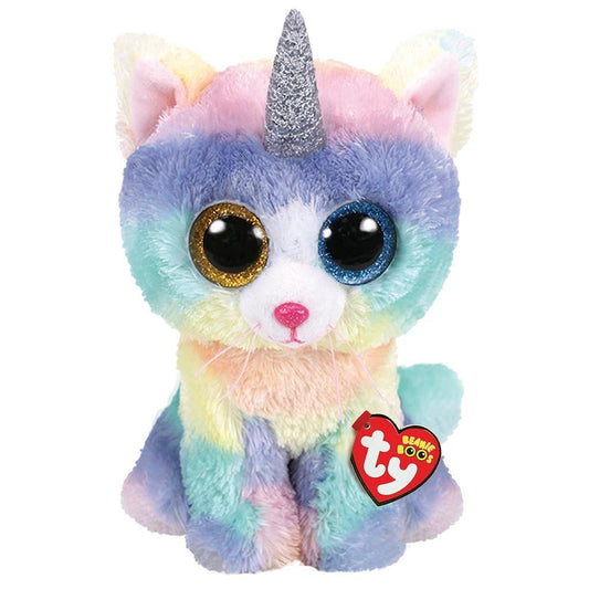 Ty Beanie Boo'S Knuffel Kat Heather 24 Cm