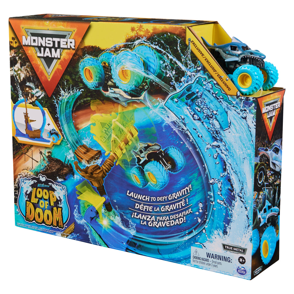 Monster Jam Megalodon Loop Of Doom Stuntspeelset