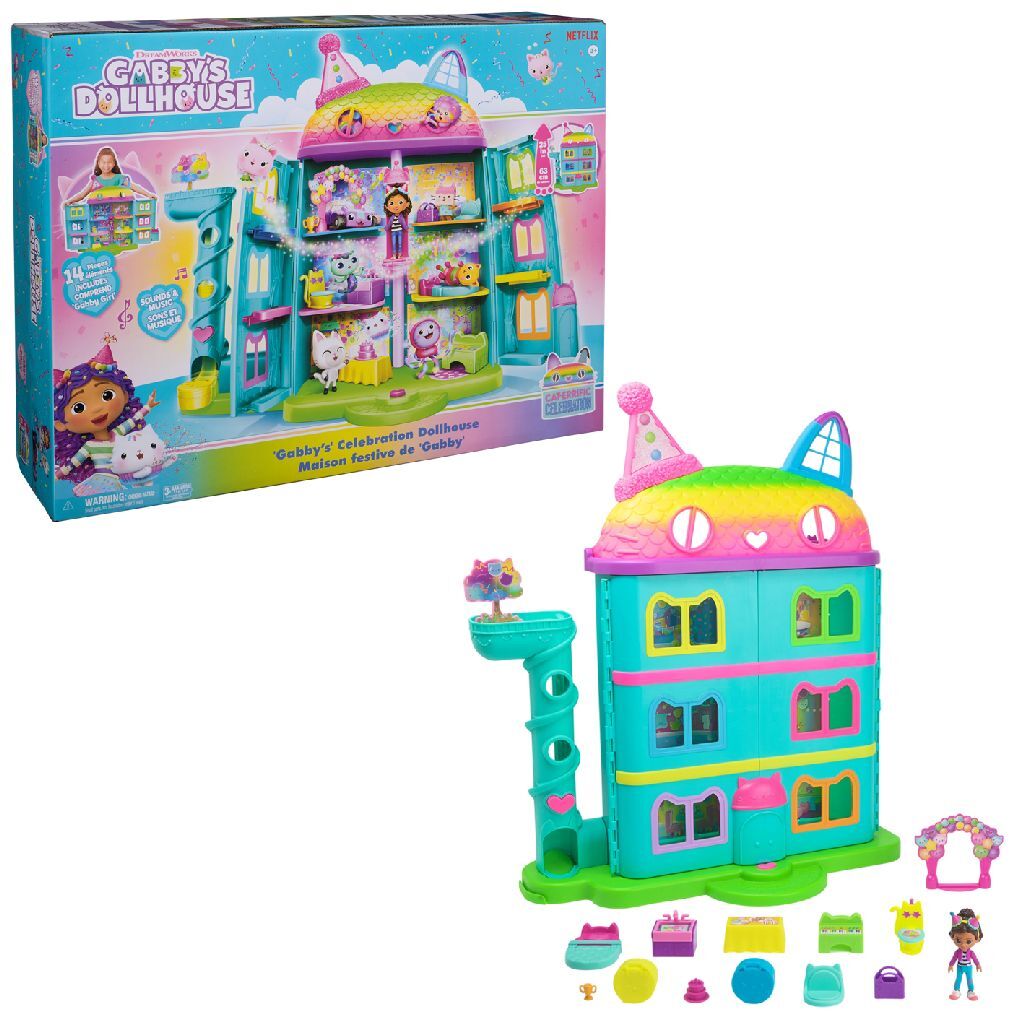 Gabby's Dollhouse Gabby'S Dollhouse Celebration Poppenhuis