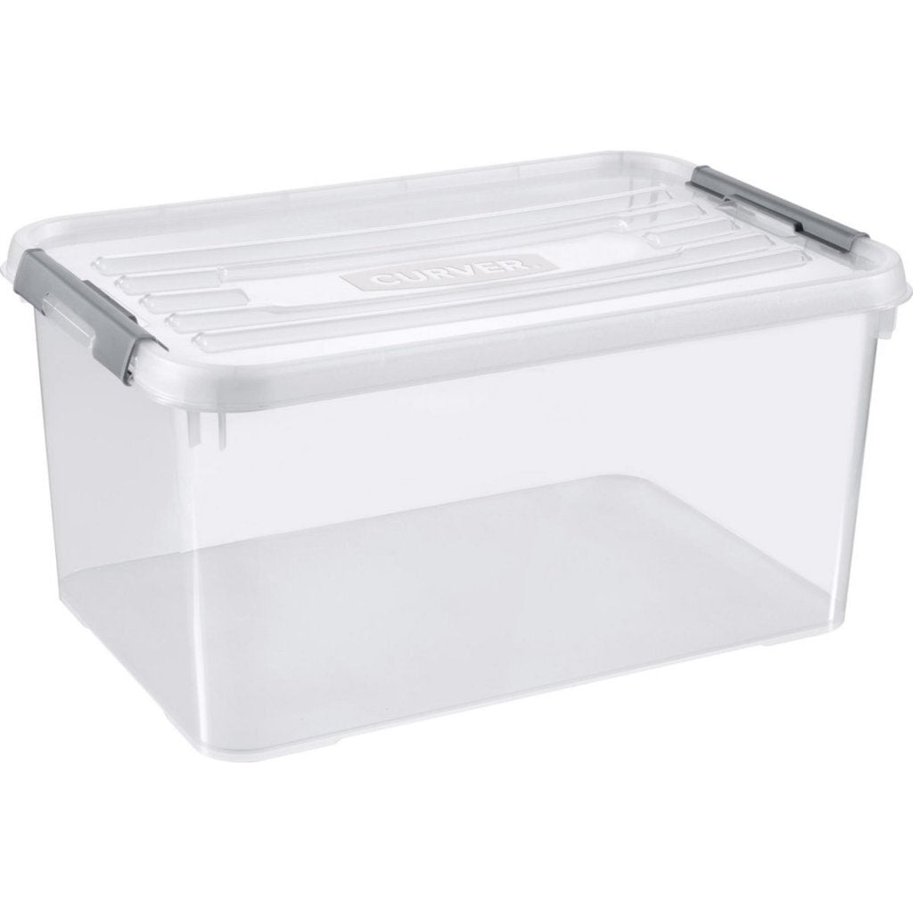 Curver Handy+ Opbergboxen 3X35L Transparant/Grijs