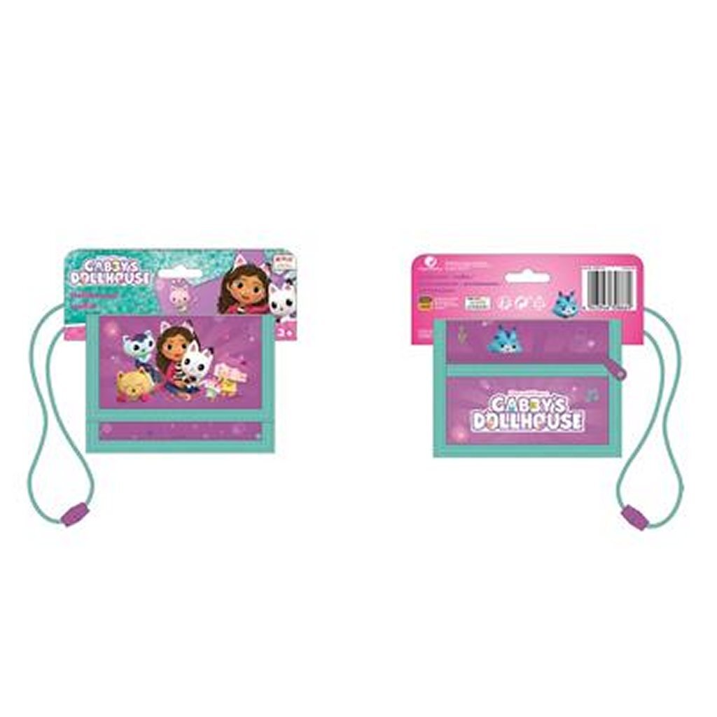 Gabby's Dollhouse Gabby'S Dollhouse Portemonnee Roze/Groen