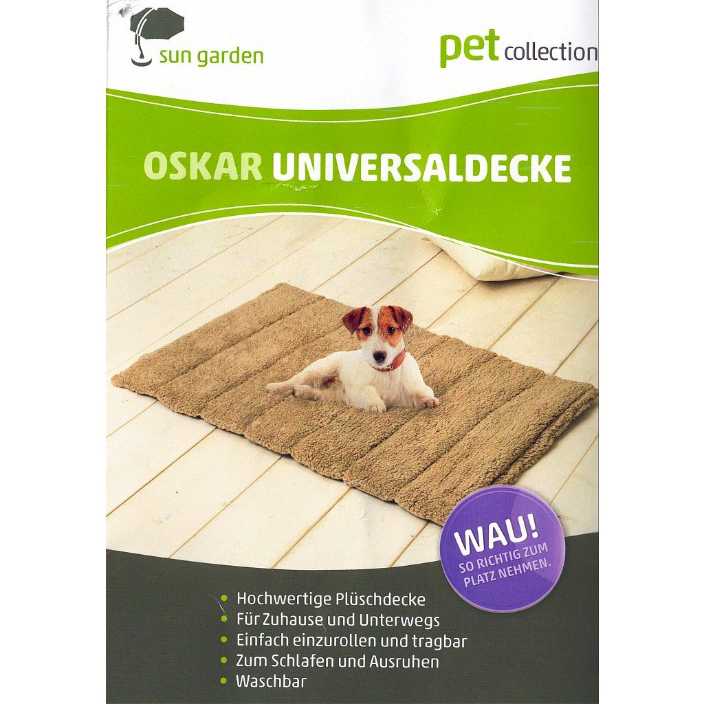 Sun Garden Oskar Oprolbaar Hondenkleed 100X65X4 Cm Grijs