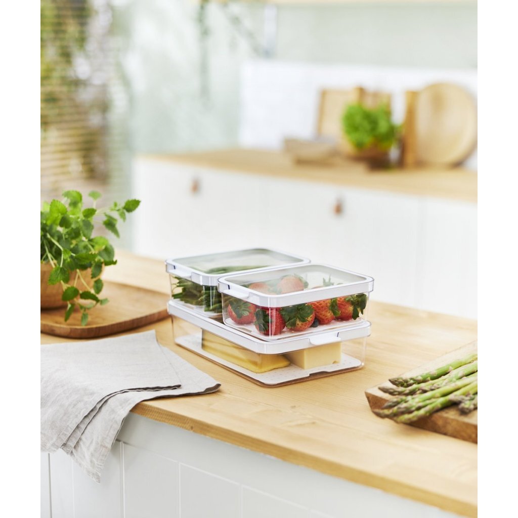 Rotho Cauma Set Koelkastorganizer 2.6L + 2X1.2L Transprant