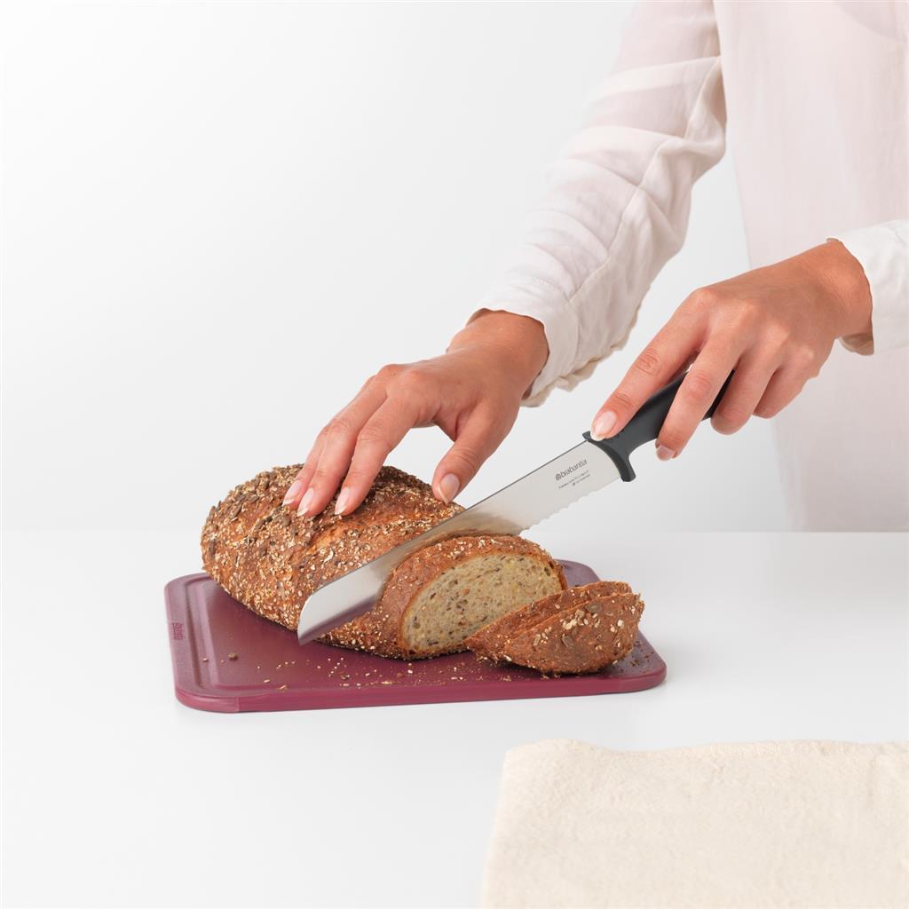 Brabantia Tasty+ Broodmes 33 Cm Donkergrijs