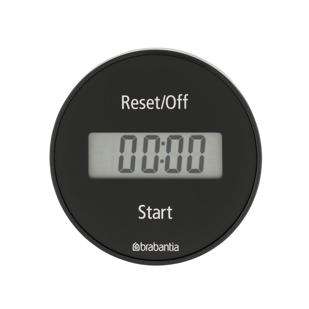 Brabantia Tasty+ Kookwekker Met Magneet Dark Grey