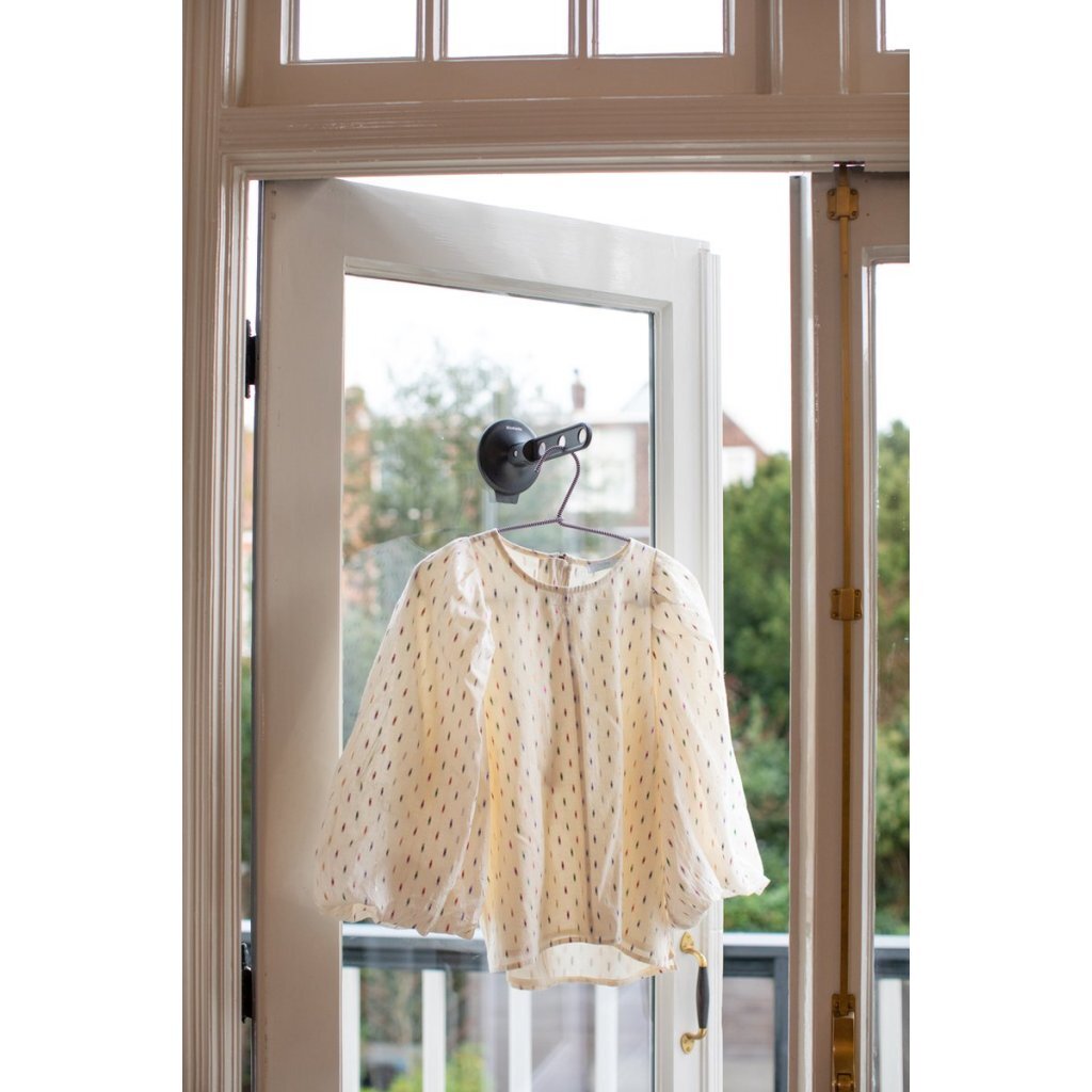 Brabantia Inklapbare Kledinghaak Met Zuignap Zwart