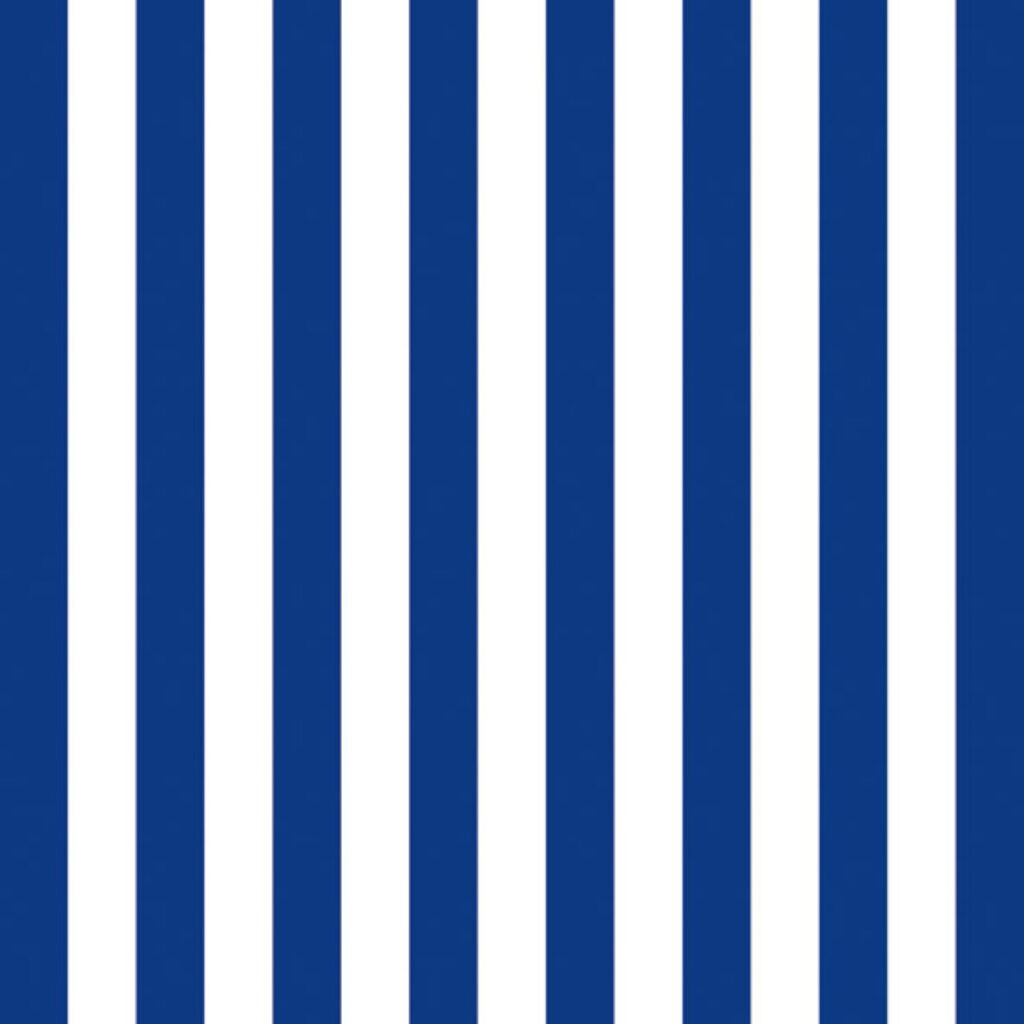 Diversen Servetten 33 Cm Strepen Navy Blauw Fsc Mix