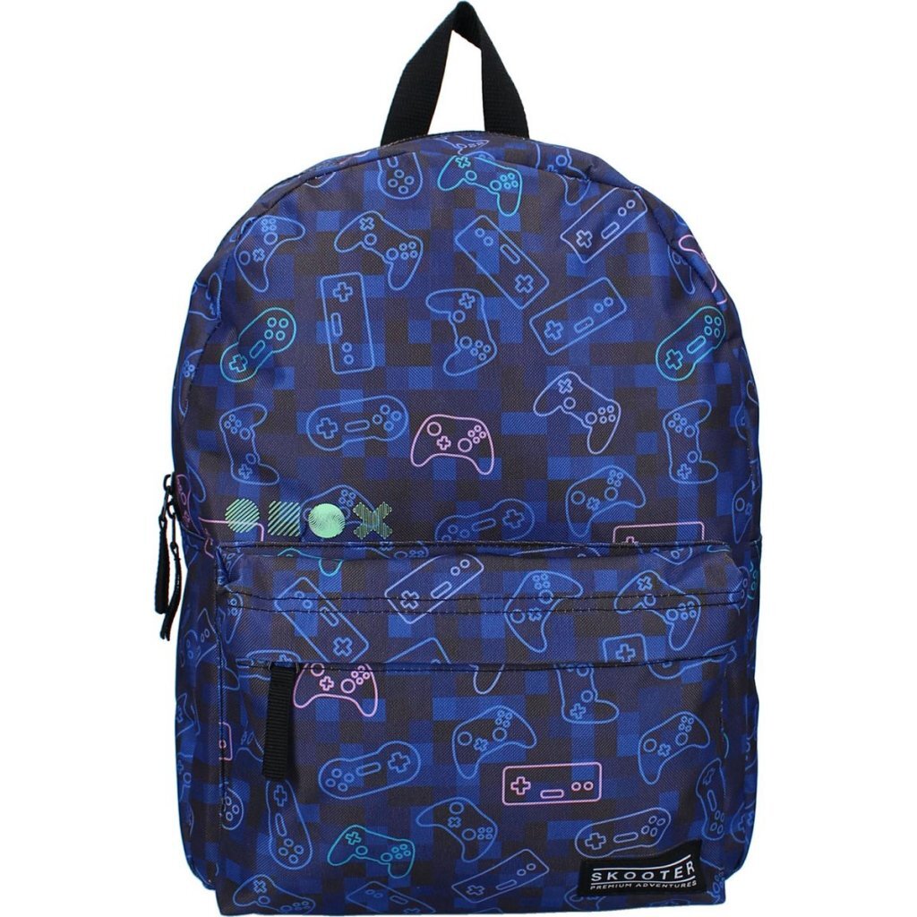 Overige Merken Skooter Rugzak Never Underestimate Gamers 39X29X12 Cm Donkerblauw/Zwart