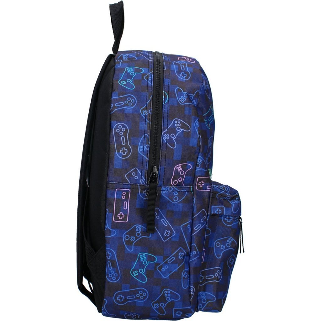 Overige Merken Skooter Rugzak Never Underestimate Gamers 39X29X12 Cm Donkerblauw/Zwart