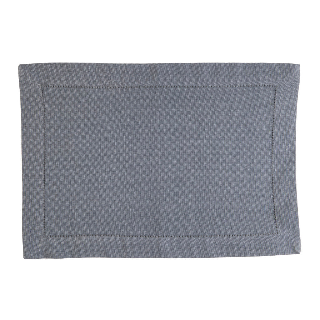 Linen&More Linen&Amp;More Placemats 35X50 Cm 4 Stuks Indi Grey