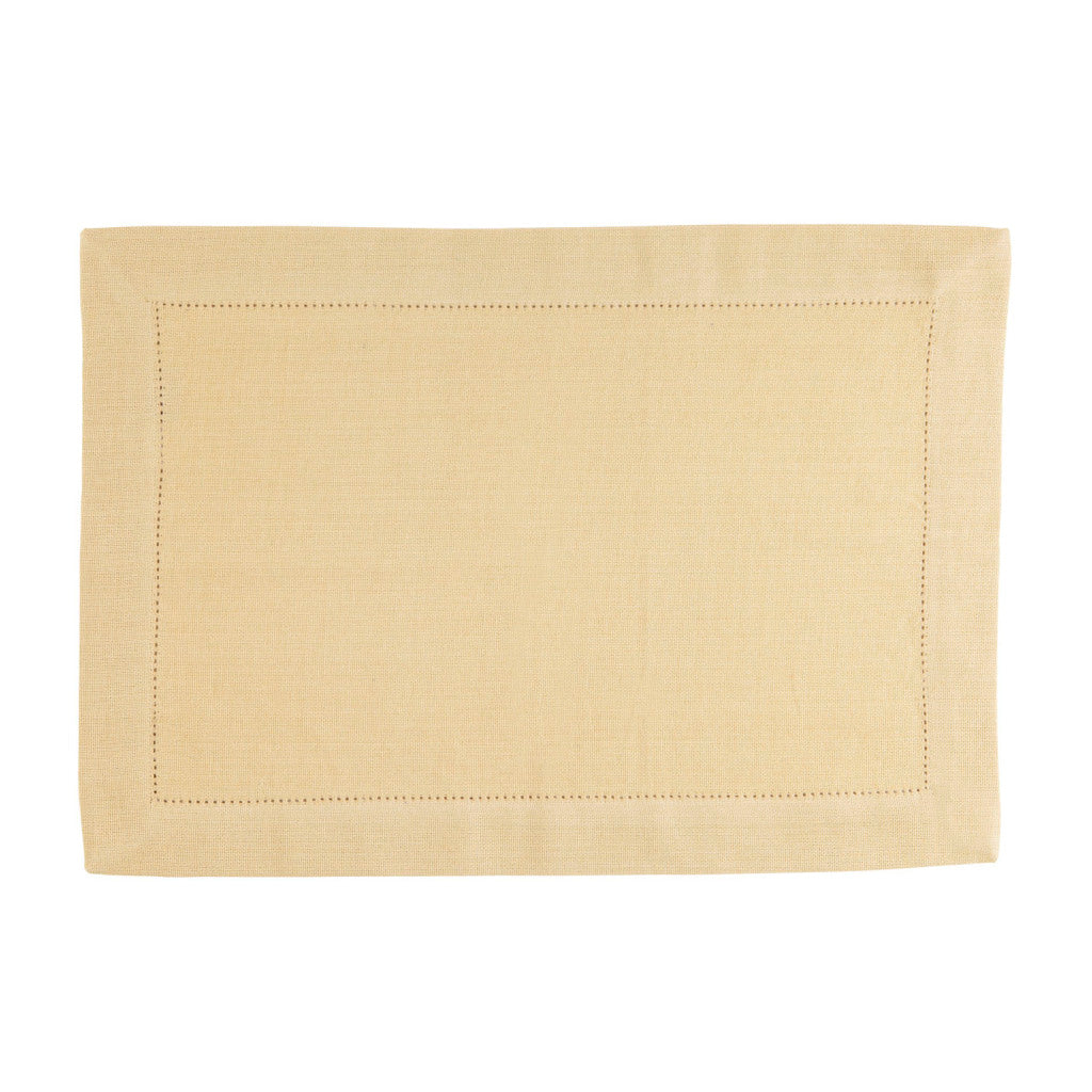 Linen&More Linen&Amp;More Placemats 35X50 Cm 4 Stuks Indi Pampas Yellow