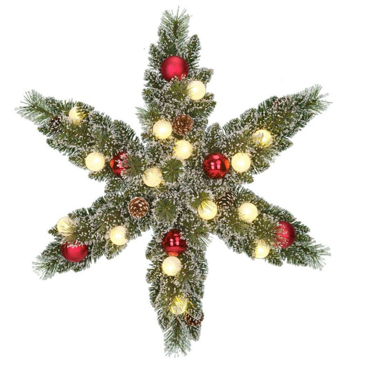 Black Box Kaprun Ster 15 Leds 15X60 Cm Groen/Rood
