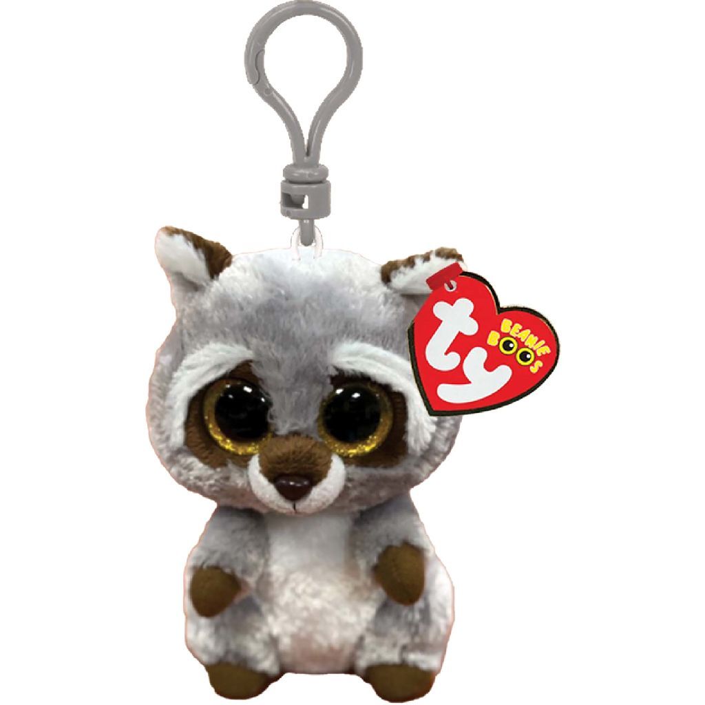 Ty Beanie Boos Clip Wasbeer Knuffel Oakie 7 Cm