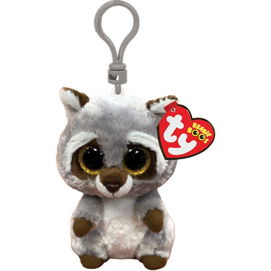 Ty Beanie Boos Clip Wasbeer Knuffel Oakie 7 Cm