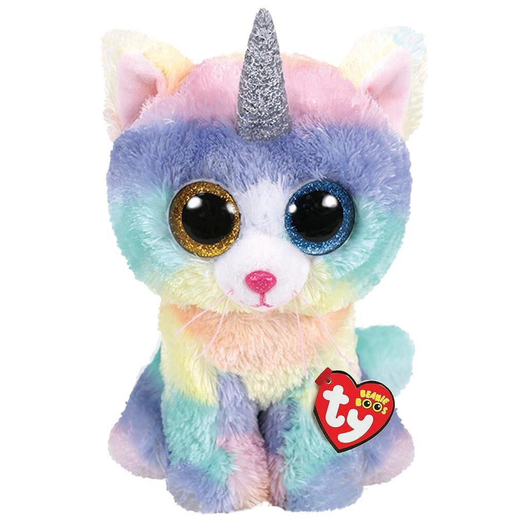 Ty Beanie Boo&#039;S Knuffel Kat Heather 24 Cm