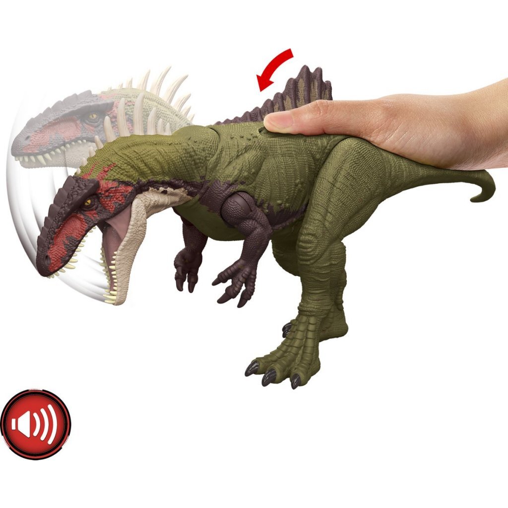Mattel Jurassic World Battle Roarin Becklespinax 43 Cm + Geluid