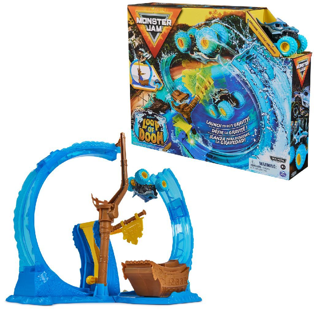 Monster Jam Megalodon Loop Of Doom Stuntspeelset