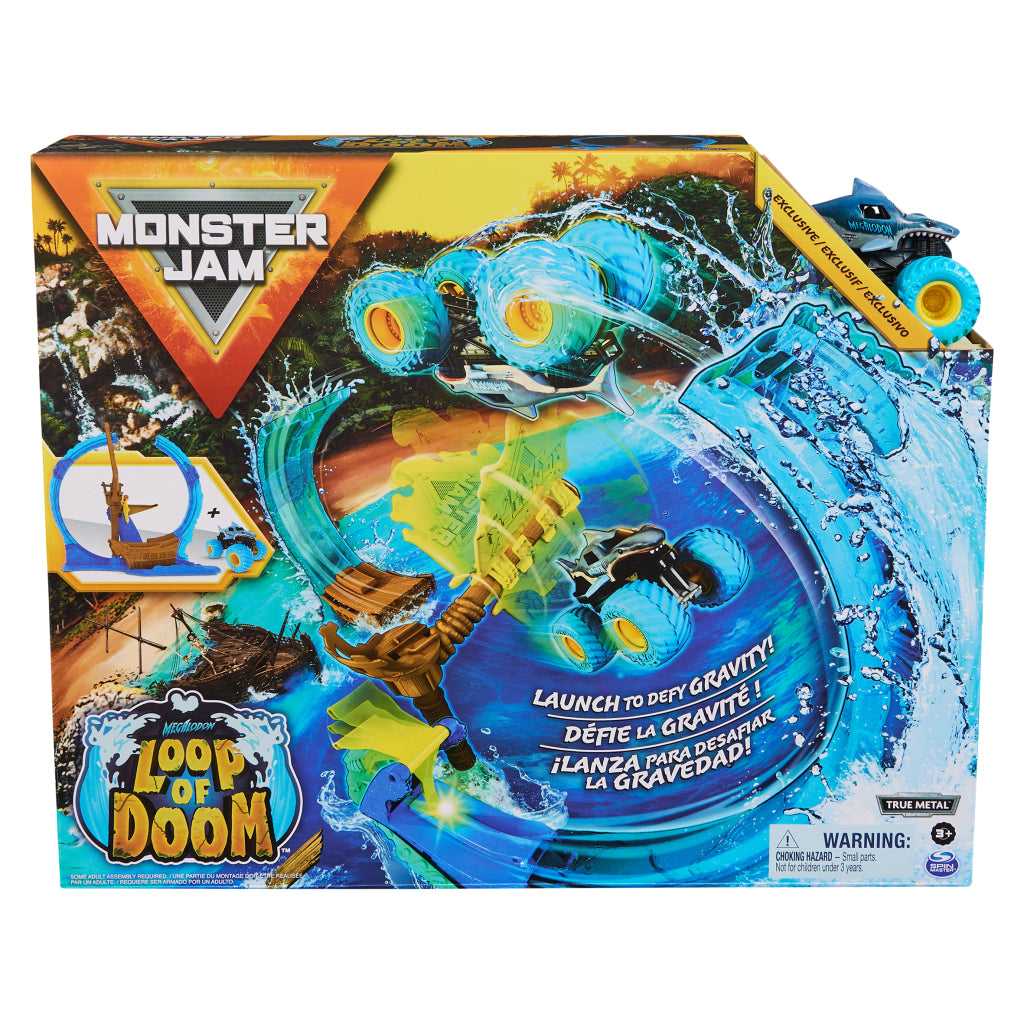 Monster Jam Megalodon Loop Of Doom Stuntspeelset