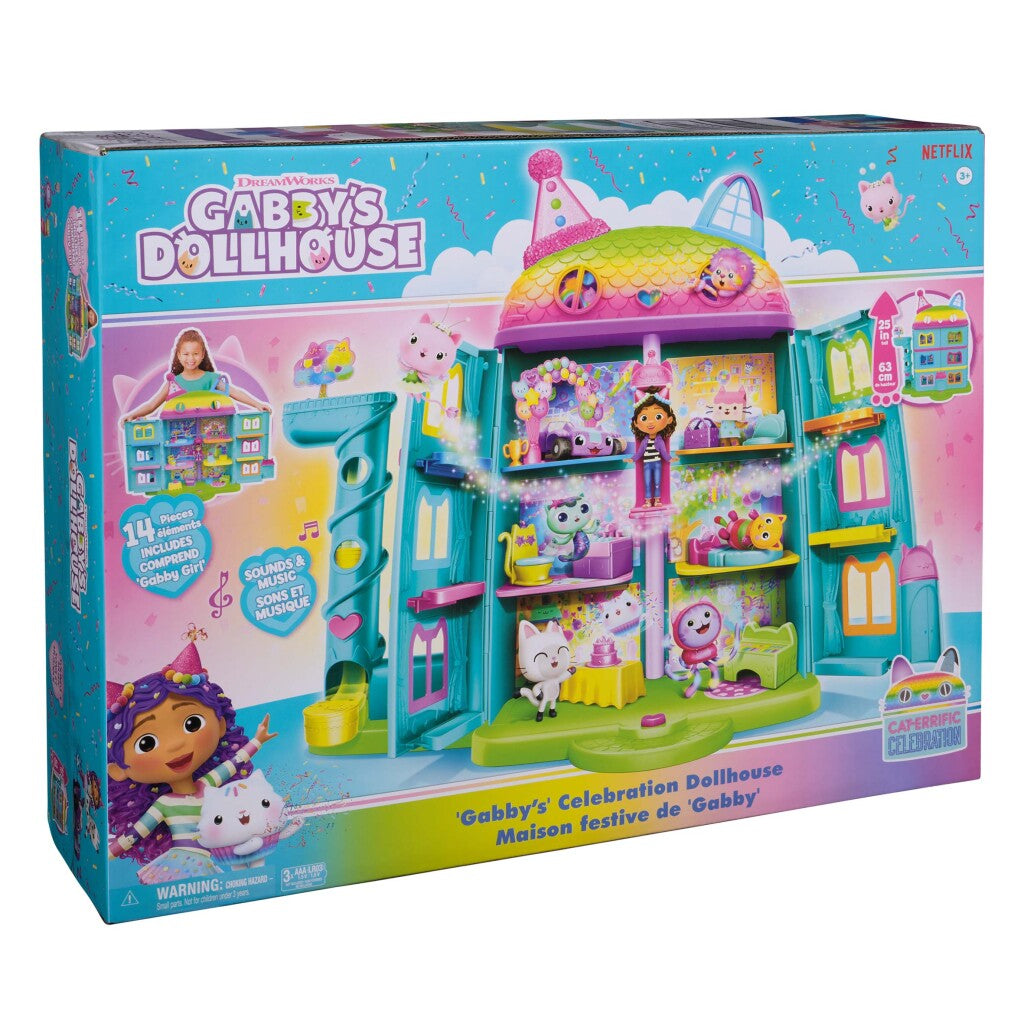 Gabby's Dollhouse Gabby&#039;S Dollhouse Celebration Poppenhuis