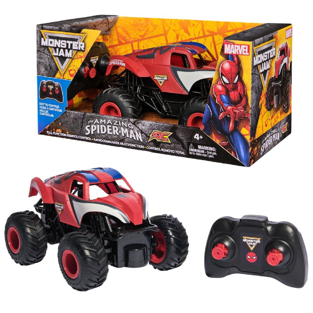 Monster Jam Rc Marvel Spiderman