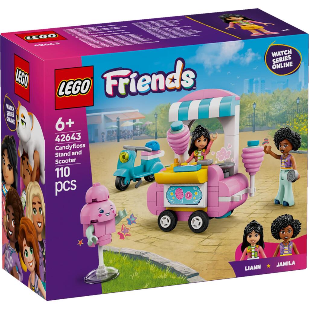 Lego Friends 42643 Suikerspinkraam En Scooter