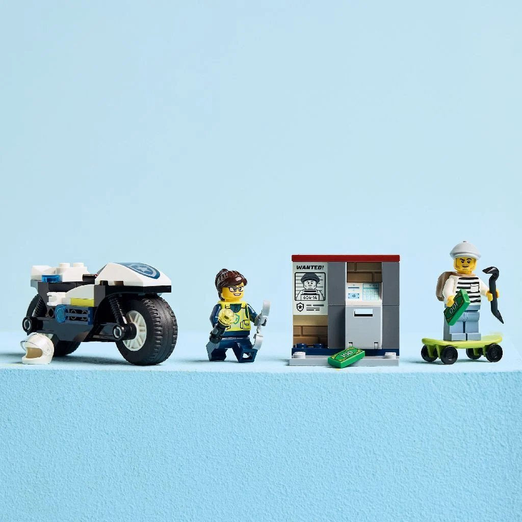Lego City 60455 Achtervolging Op Politiemotor