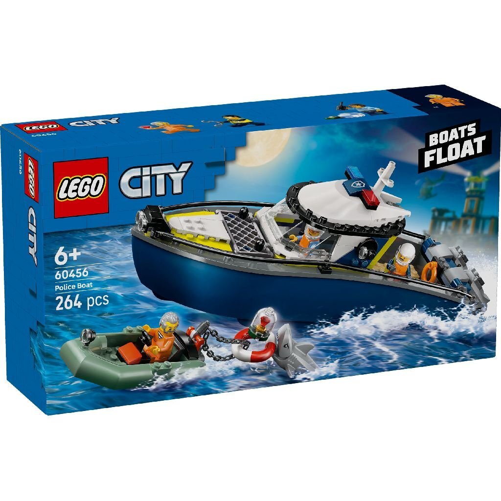 Lego City 60456 Achtervolging Met Politieboot