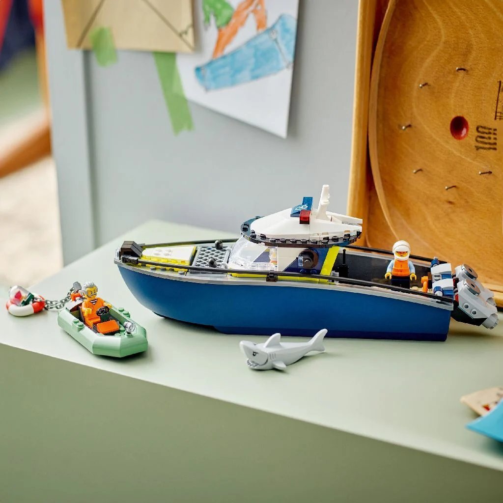 Lego City 60456 Achtervolging Met Politieboot