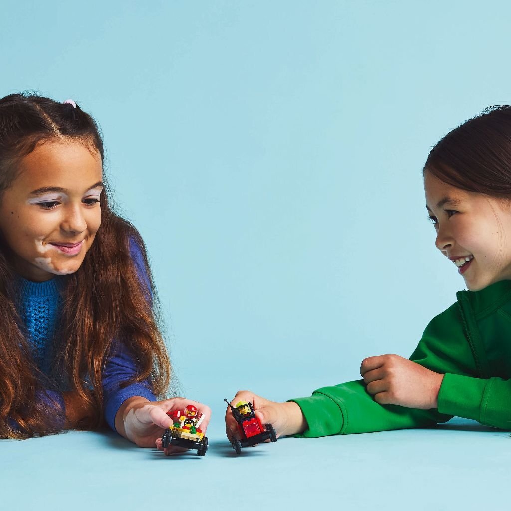 Lego City 60458 Pizzabestelwagen Vs Brandweerauto