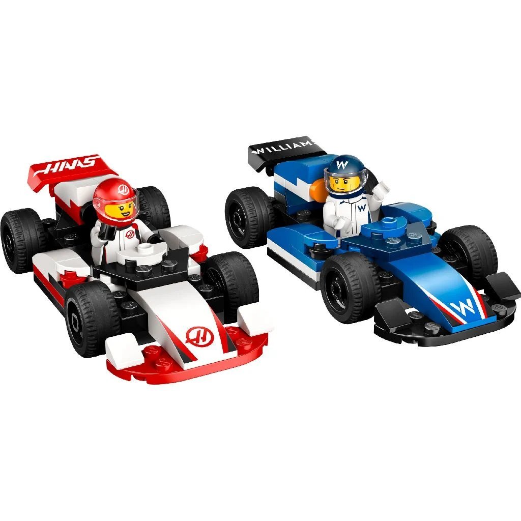 Lego City 60464 F1 Williams Racing En Haas F1 Racewagens