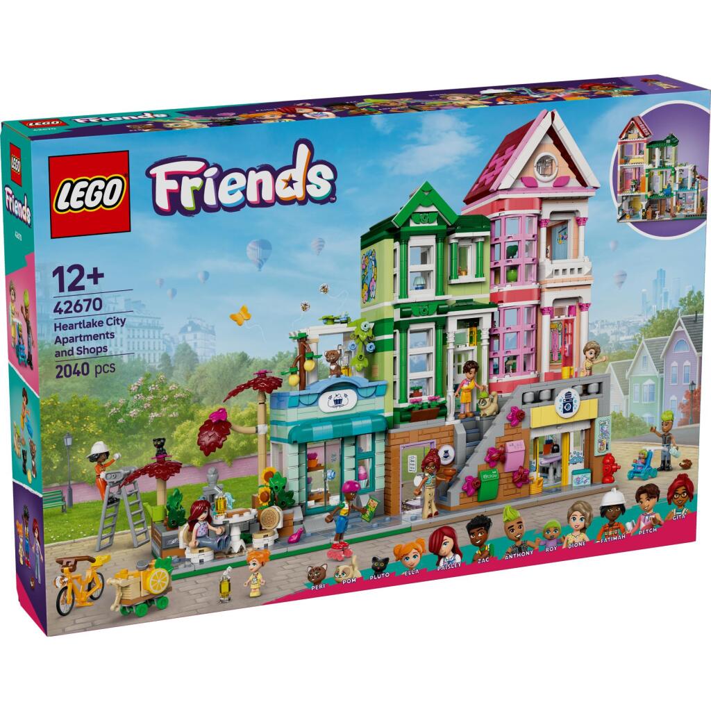 Lego Friends 42670 Heartlake City Appartementen En Winkels