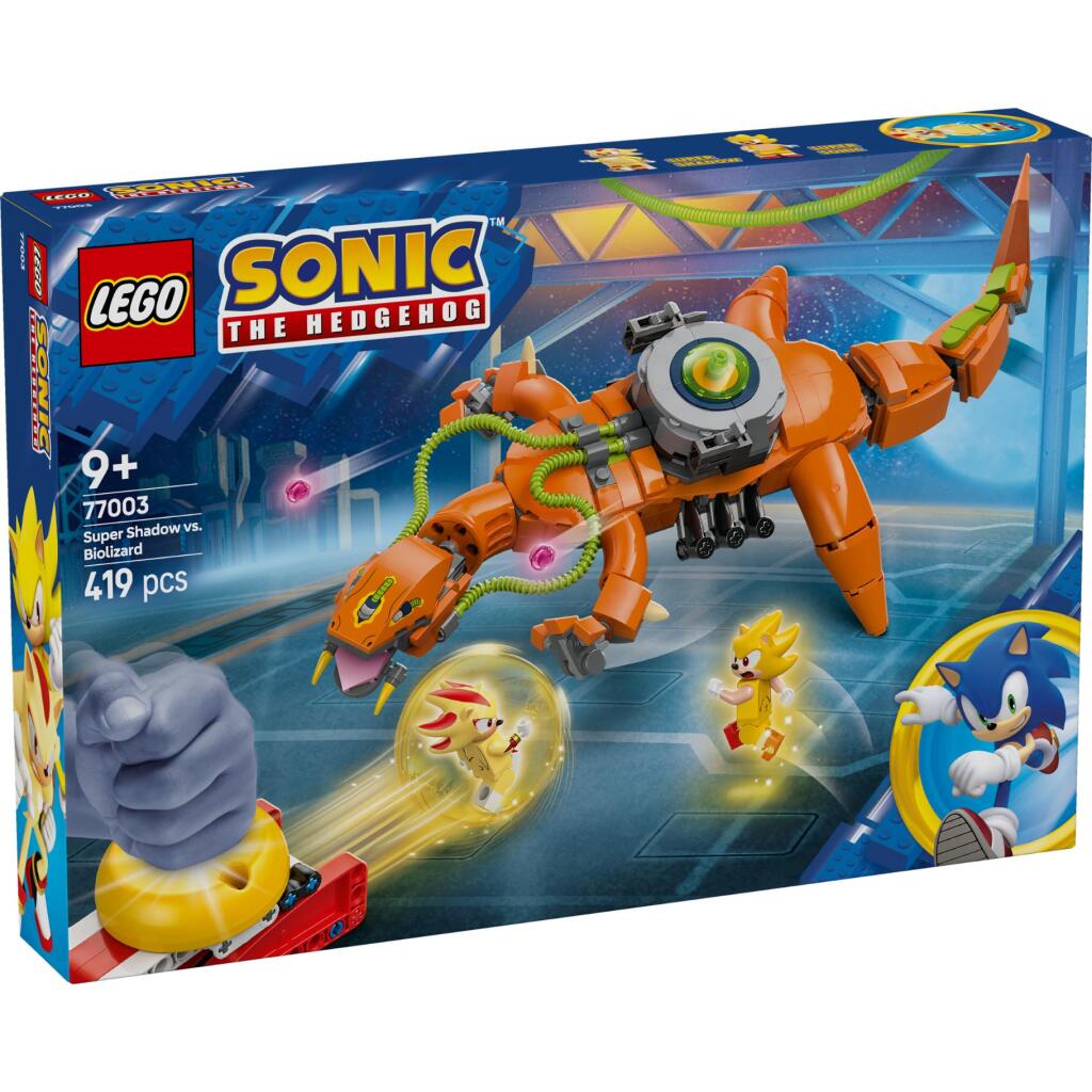 Lego Sonic 77003 Super Shadow Vs Biolizard