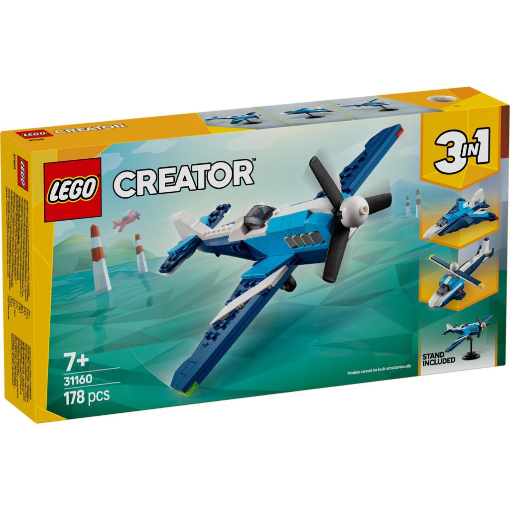 Lego Creator 31160 3In1 Luchtvaart Racevliegtuig
