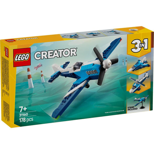Lego Creator 31160 3In1 Luchtvaart Racevliegtuig