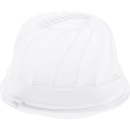 Rotho Fresh Cakedoos Tulband 30.5 Cm Wit/Transparant
