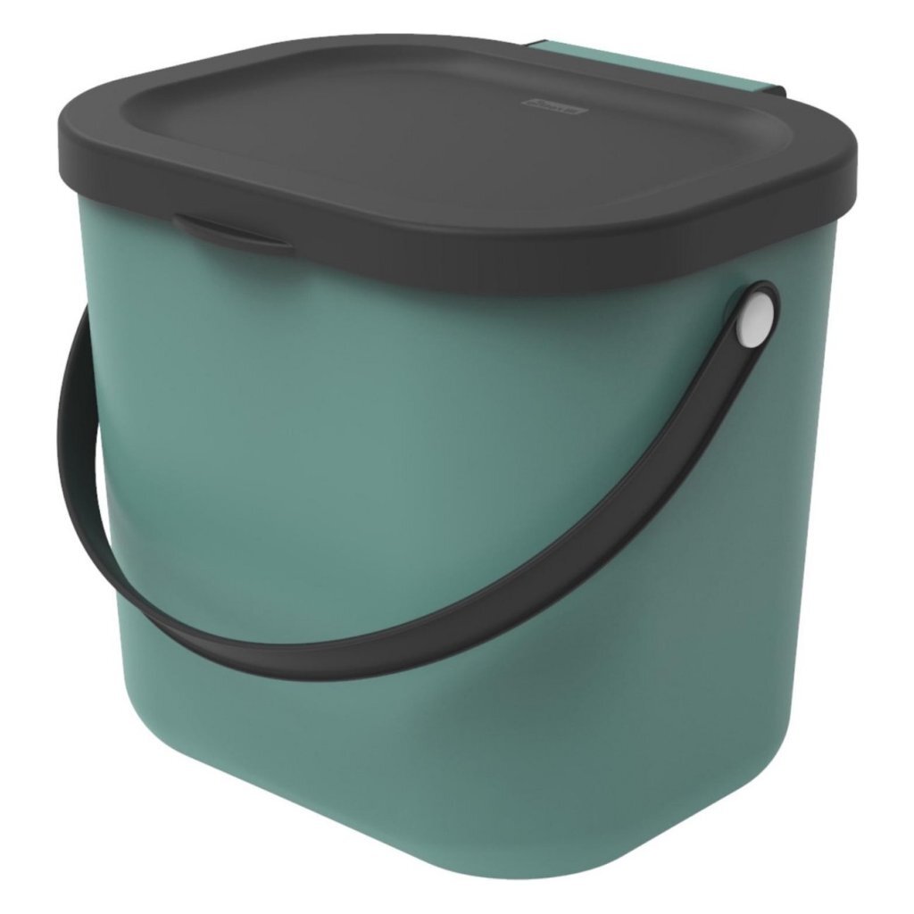Rotho Albula Bioafvalbak 6L Groen/Antraciet