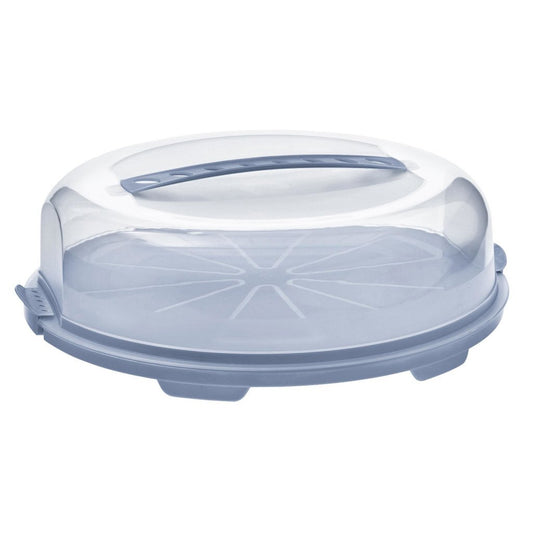 Rotho Fresh Taartdoos 34.5X35.5X11.6 Cm Horizon Blauw/Transparant