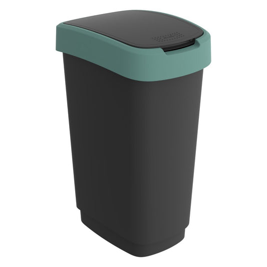 Rotho Twist Afvalbak 50L Mistletoe Groen/Antraciet