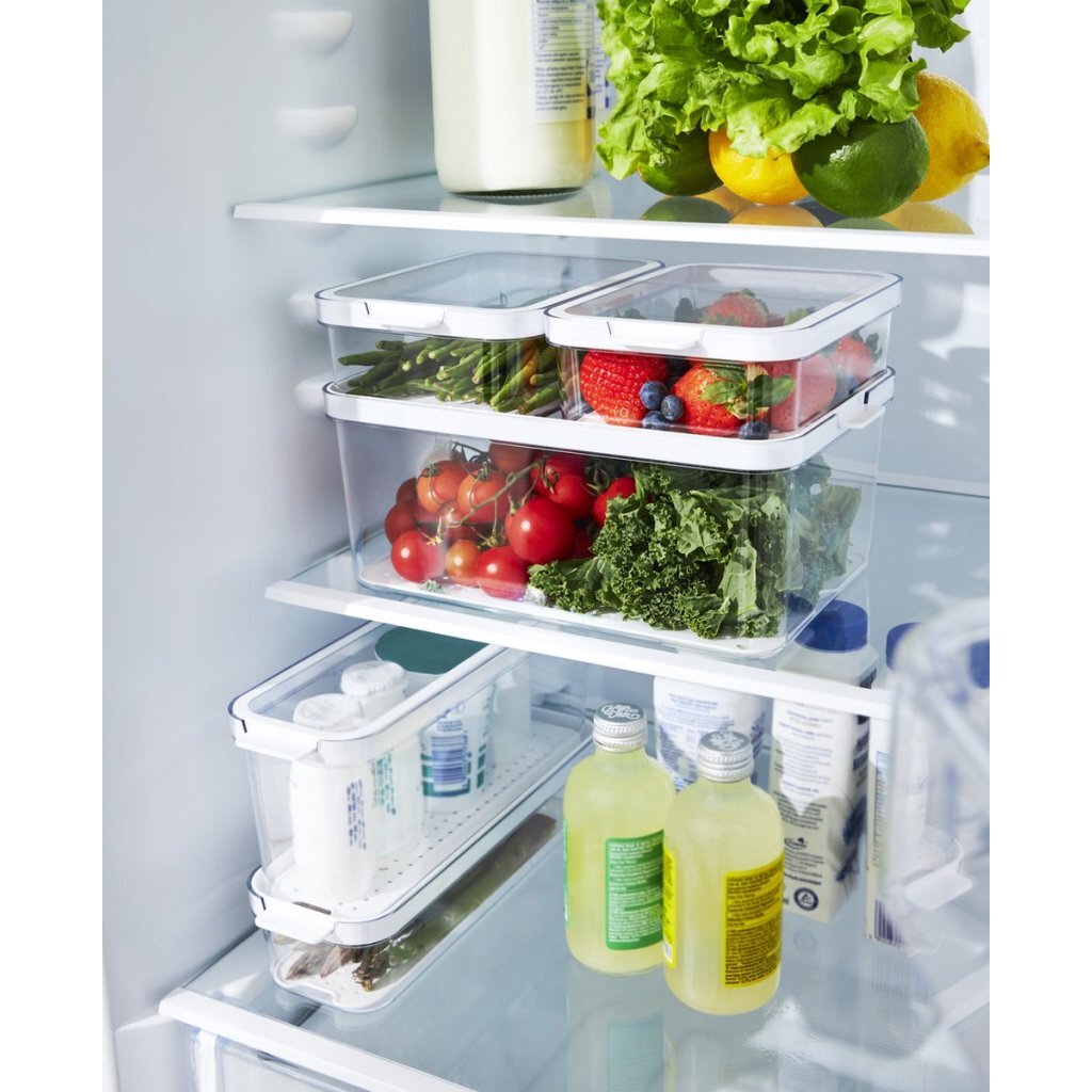 Rotho Cauma Set Koelkastorganizer 4.65L + 2.15L + 2X 1.2L Transparant