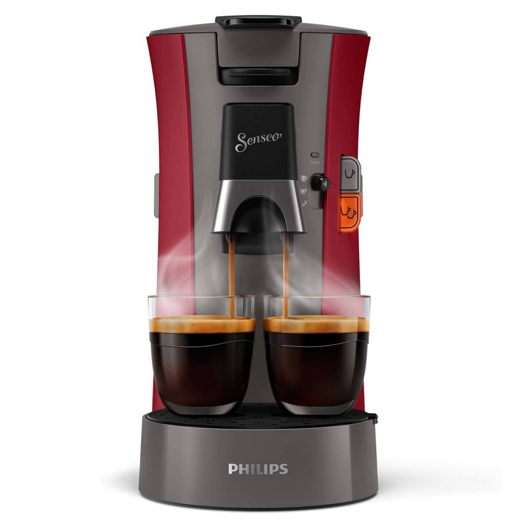 Philips Csa230/90 Senseo Select Koffiepadmachine Rood/Grijs