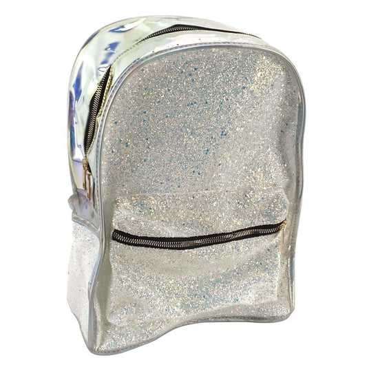 Basic Glitter Rugzak Holografisch/Zilver