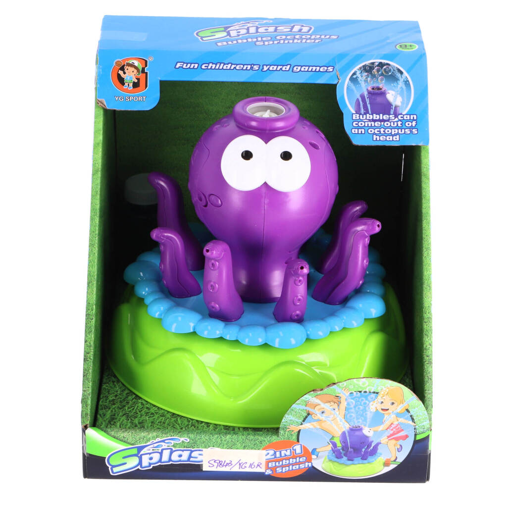 Overige Merken Watersproeier Octopus Met Bellenblaas