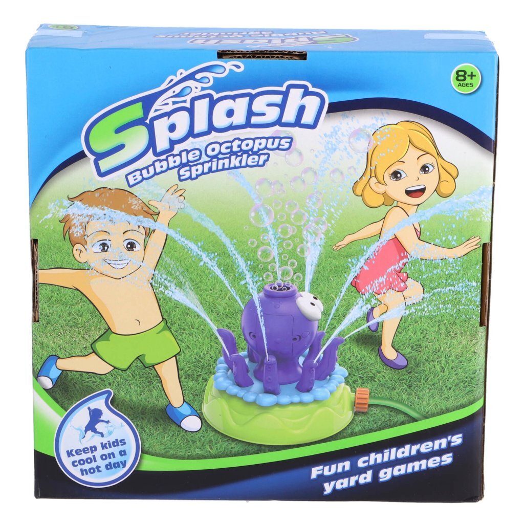 Overige Merken Watersproeier Octopus Met Bellenblaas