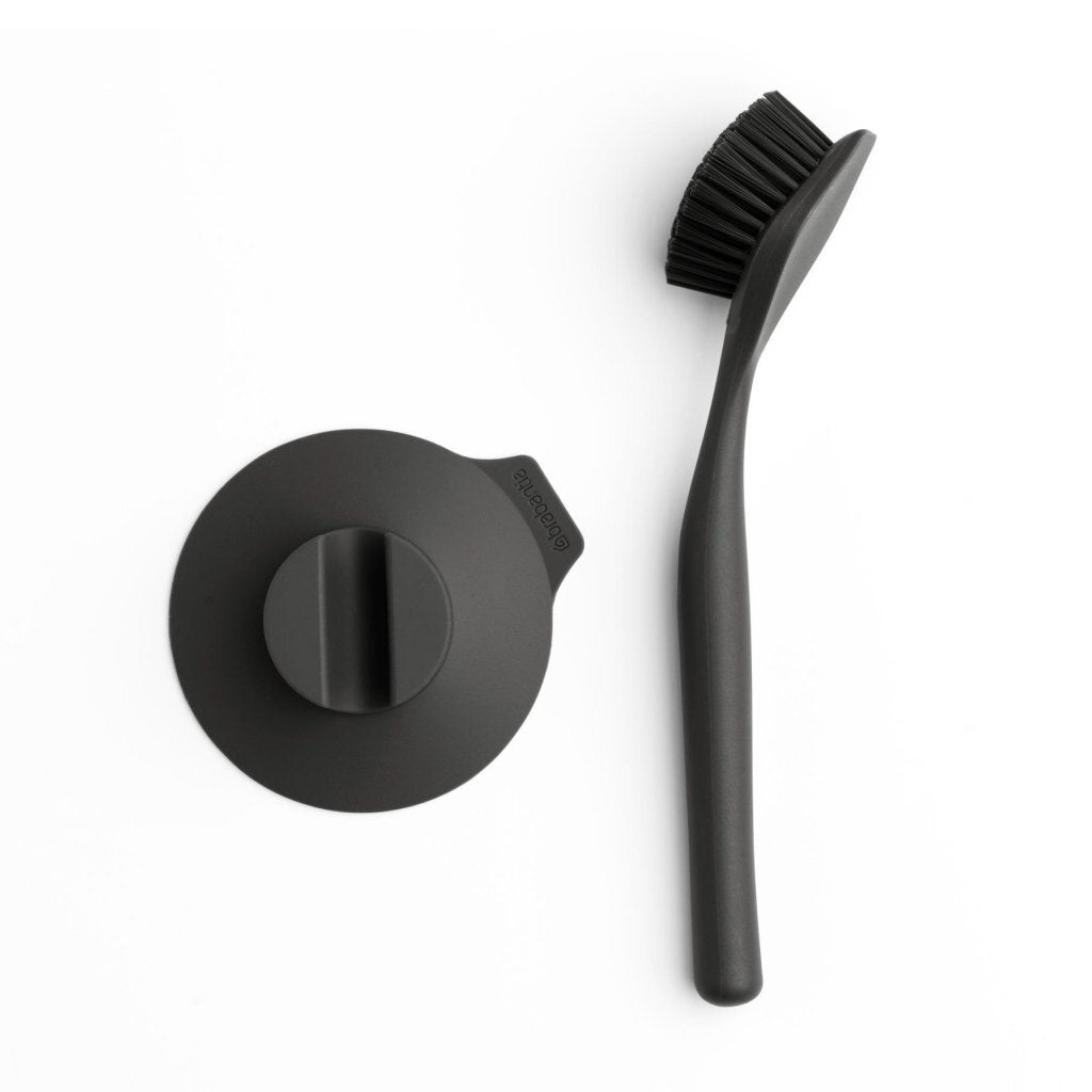 Brabantia Sinkside Afwasborstel Met Zuignaphouder Zwart