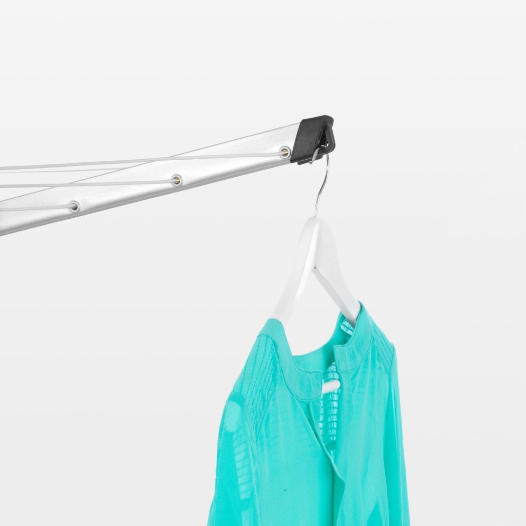 Brabantia Topspinner Droogmolen 40 M Drooglengte + Grondanker Metallic Grijs