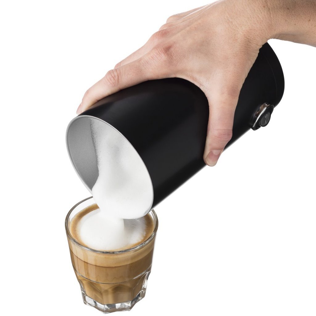 Bestron Amf8050 Viva Italia Elektrische Melkopschuimer 190-300 Ml Zwart