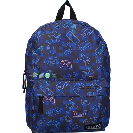 Overige Merken Skooter Rugzak Never Underestimate Gamers 39X29X12 Cm Donkerblauw/Zwart