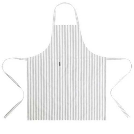 Linen&More Linen&Amp;More Schort Streep Lichtgrijs