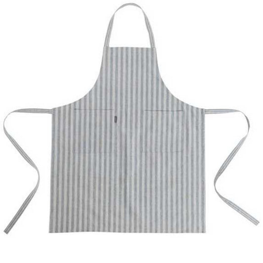 Linen&More Linen&Amp;More Schort Streep Grijs
