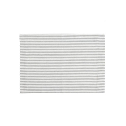Linen&More Linen&Amp;More Placemat Streep 4 Stuks Lichtgrijs/Katoen